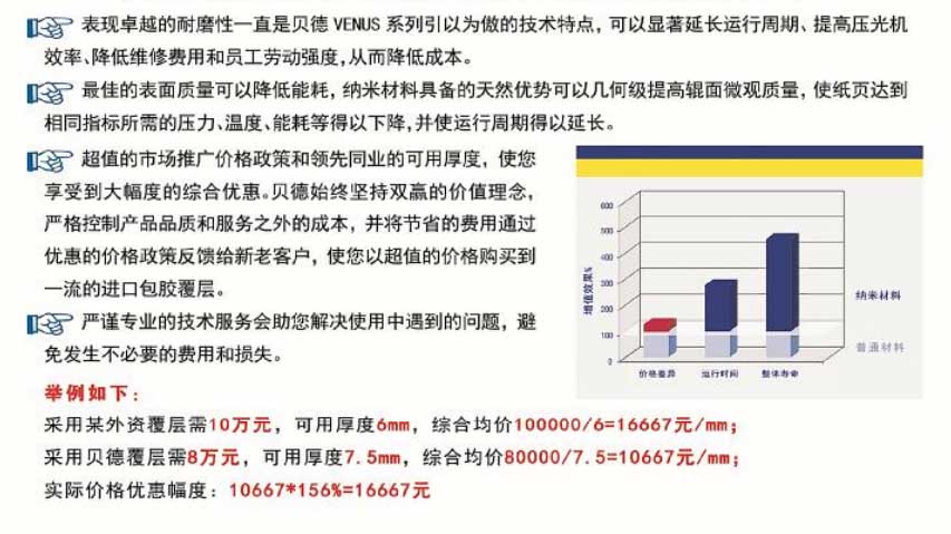 為什么選擇貝德將顯著降低包膠總成本？